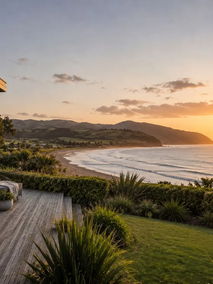 Gisborne waterfront coastline
