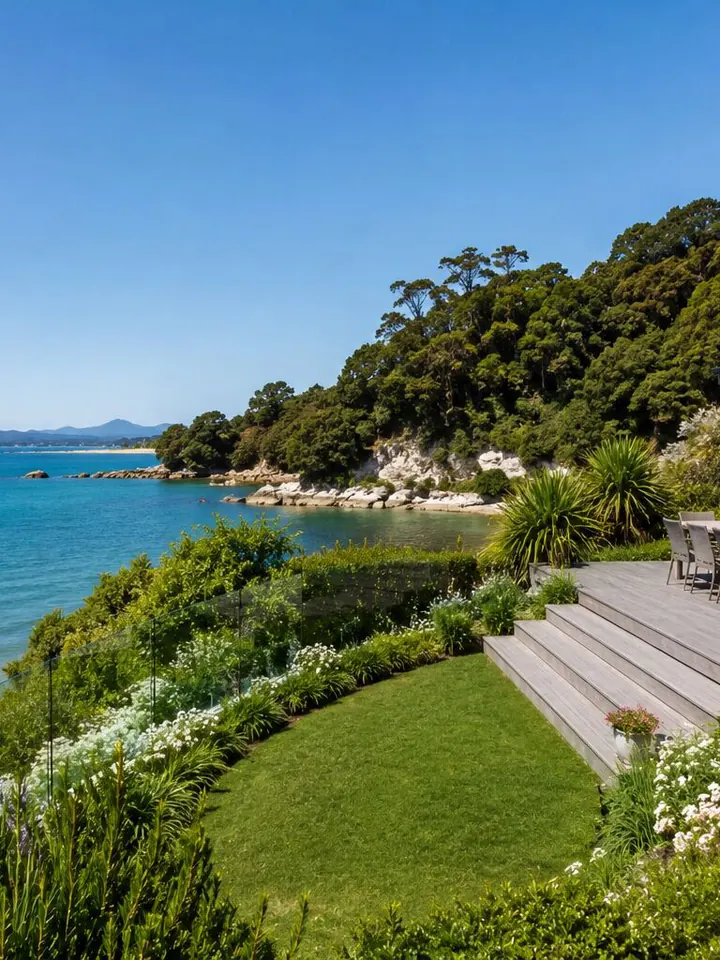 Tasman waterfront coastline